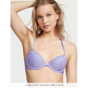 Victoria's Secret | Sexy Tee Lightly Lined Racerback Demi Bra Front Clasp 36D